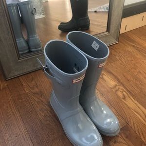 Blue Hunter boots